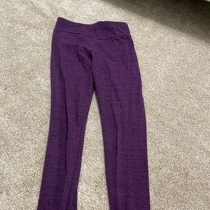 Purple leggings